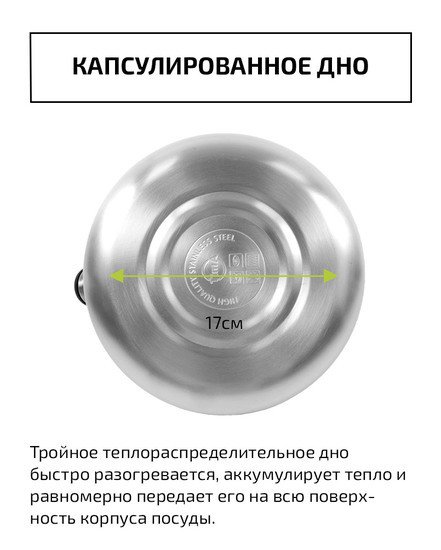 Чайник со свистком TimA WTK059